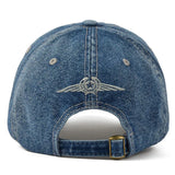 Embroidery Letter Jeans Hip Hop Cap