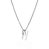 Minimalist Geometrical Square Pendant