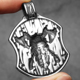 قلادة قلادة درع قراصنة الفايكنج