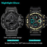 Waterproof Luminous Chronograph Digital Watch