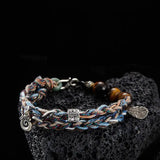 Acrylic Wood Beads Rope Bracelet