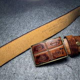 Heritage Artisan Embossed Leather Belt