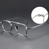 Square Single Beam Pilot Optical Eyeglasses