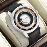 ساعة كوارتز مقاومة للماء تعمل بالمغناطيس