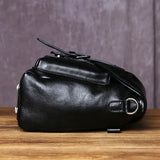 Horizontal Zipper Buckle Simple Bag