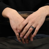 Retro Cyberpunk Gear Armor Ring