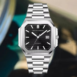 Square Cubic Sapphire Crystal Dial Watch