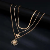 مجموعة قلادة قلادة STARFISH