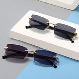 Classic Fashion Square Rimless Men's Sunglasses