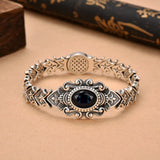 Geometric Style Chain & Link Bracelet