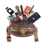 Retro Genuine Leather Rugby Style Bag