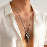 Rock Punk Dragon Claws Necklace