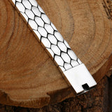 Silver Stainless Steel Snake Chain Bracelet