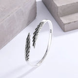 Thai Silver Feather Bracelet