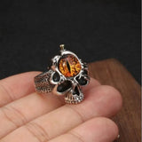 Retro Devil's Eye Skull-Head Ring