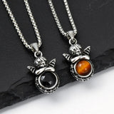 Little Angel Round Pendant Necklace