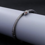 Retro Viking Snake Stainless Steel Bracelet