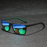 Modern Mirror Rectangle Men's Sunglasses