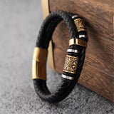 Classic Twist Leather Bracelet