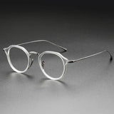 Retro Acetate Titanium Style Eyeglasses