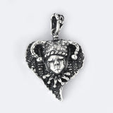 Colgante Corazón Melocotón Payaso Relieve