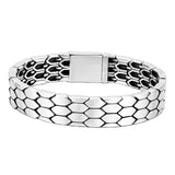 Silver Stainless Steel Snake Chain Bracelet