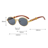 Vintage Round Oval Shape Sunglasses