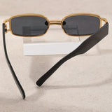 Rectangle Retro Casual Sunglasses