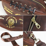 Retro Genuine Leather Rugby Style Bag