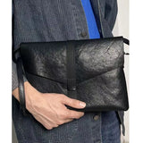 Black Vintage Messenger Shoulder Bag