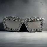 Square Exaggeration Y2K Sunglasses