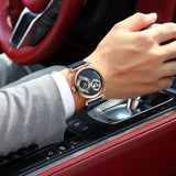 Dual Time Zone Display Opulence Watch