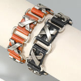 Punk Rock X Leather Bracelet