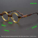 Old Time-Style Round Eyeglasses