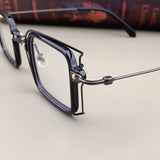 Hollow Square Frame Eyeglasses