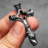 Wolf Hollow Cross Pendant Necklace