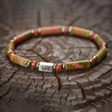 Vintage Men's Epidote Strand Bracelet