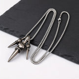 Rock Punk Dragon Claws Necklace