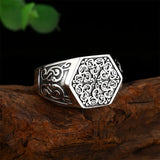 Antique Eternal Rattan Pattern Ring