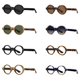 Retro Round Punk Polarized Sunglasses