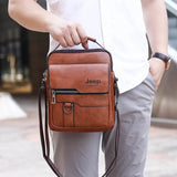 Vintage-Style Leather Sling Bag