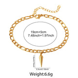 Willow Nail Pendant Chain Bracelet