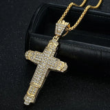 Premium Rhinestone Cross Pendant