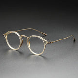 Retro Acetate Titanium Style Eyeglasses