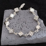 Numeral Dice Cube Bracelet