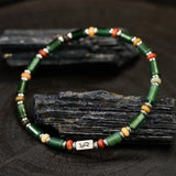 Ethnic Multi-Tone Beaded Bracelet