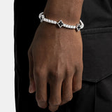 Pulsera Iced Out Charm Lucky Clover