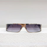 Lightweight Gold Square Sunglasses