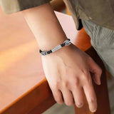 Ethnic Mantra Dragon Braided Rope Bracelet
