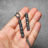 قلادة قلادة نقش عمود التنين